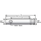 S.231 Top Link Pin - Standard (Fits CAT. 1), ( ) Fits Allis Chalmers