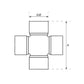 S.2498 Universal Joint - 22 x 54mm (Standard Duty)