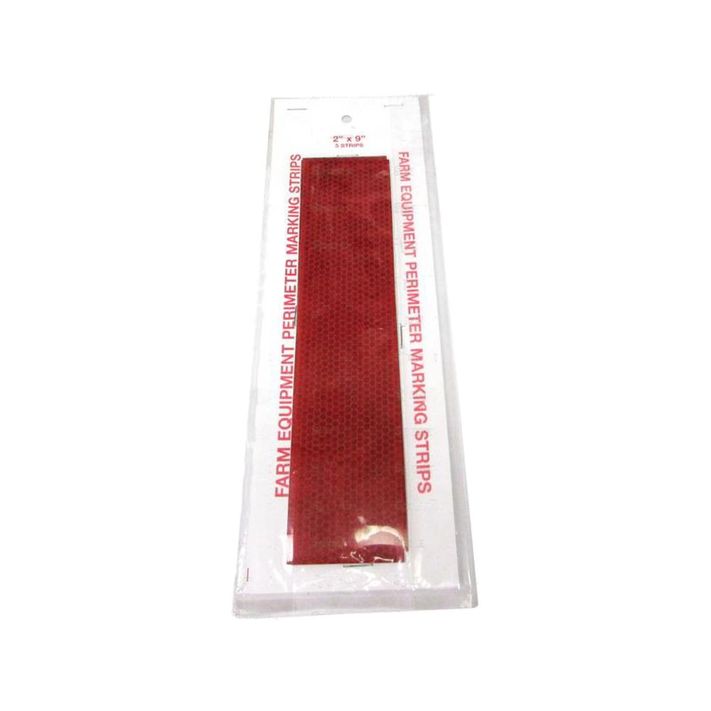 S.29908 Red Reflective Tape, 2'' x 9'' (5 pcs.)