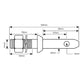 S.3004 Lower Link Implement Mounting Pin (Fits CAT. 1)