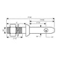 S.3004 Lower Link Implement Mounting Pin (Fits CAT. 1)