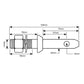 S.3006 Lower Link Implement Mounting Pin (Fits CAT. 2)