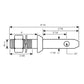 S.3006 Lower Link Implement Mounting Pin (Fits CAT. 2)