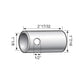 S.3010 Lower Link Conversion Bushing (Fits CAT. 3 to 2) Fits Massey Ferguson