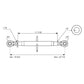 S.306 Top Link Standard Duty (Fits CAT.1/1) Ball and Ball, Min mm: 410mm.