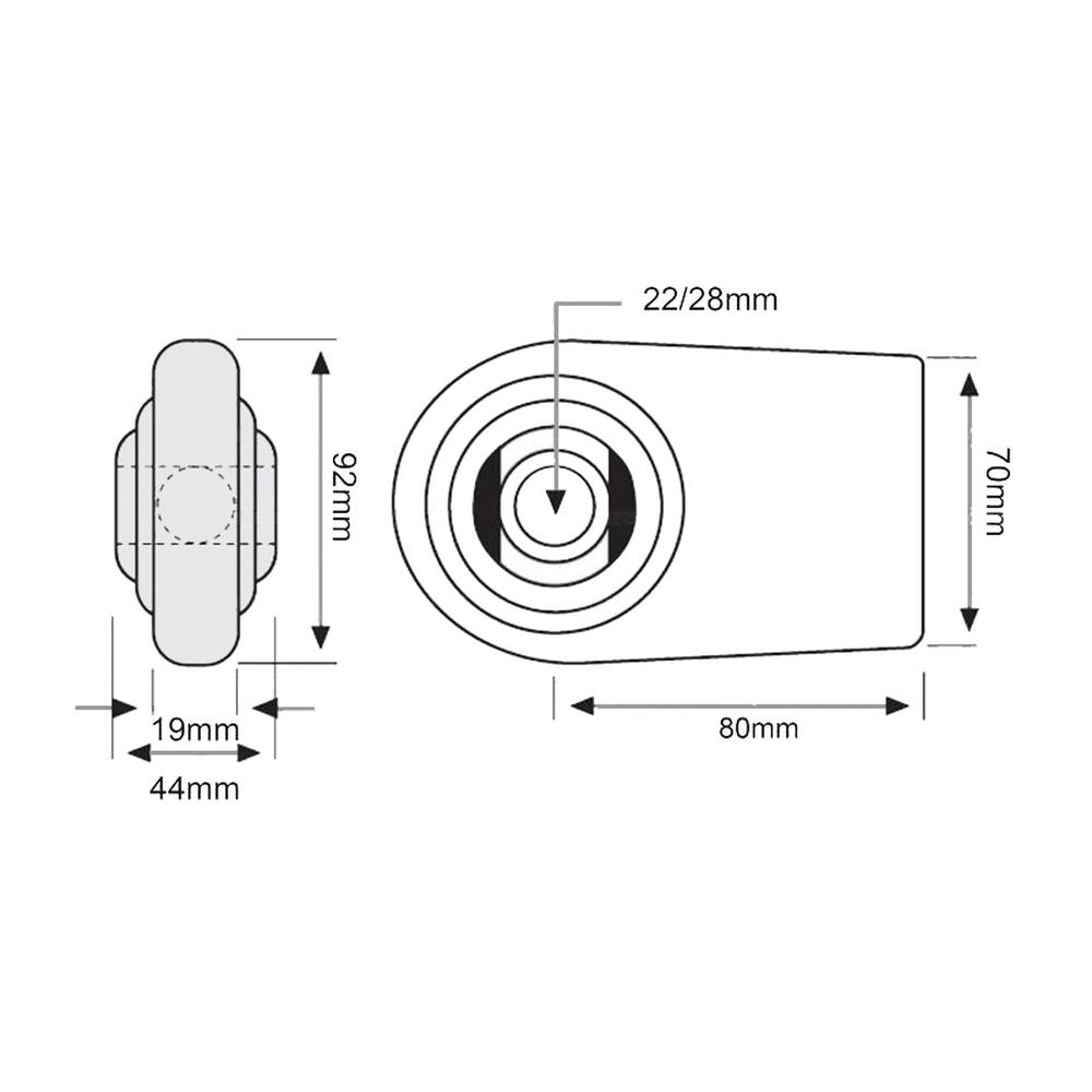 S.3270 Lower Link Weld On Ball End (Fits CAT. 1/2)