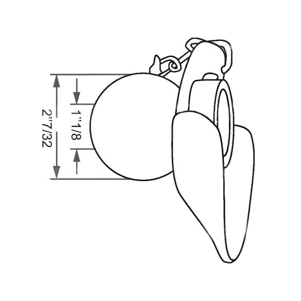 Lower Link Ball, Guide Cone and Linch Pin Fits Massey Ferguson