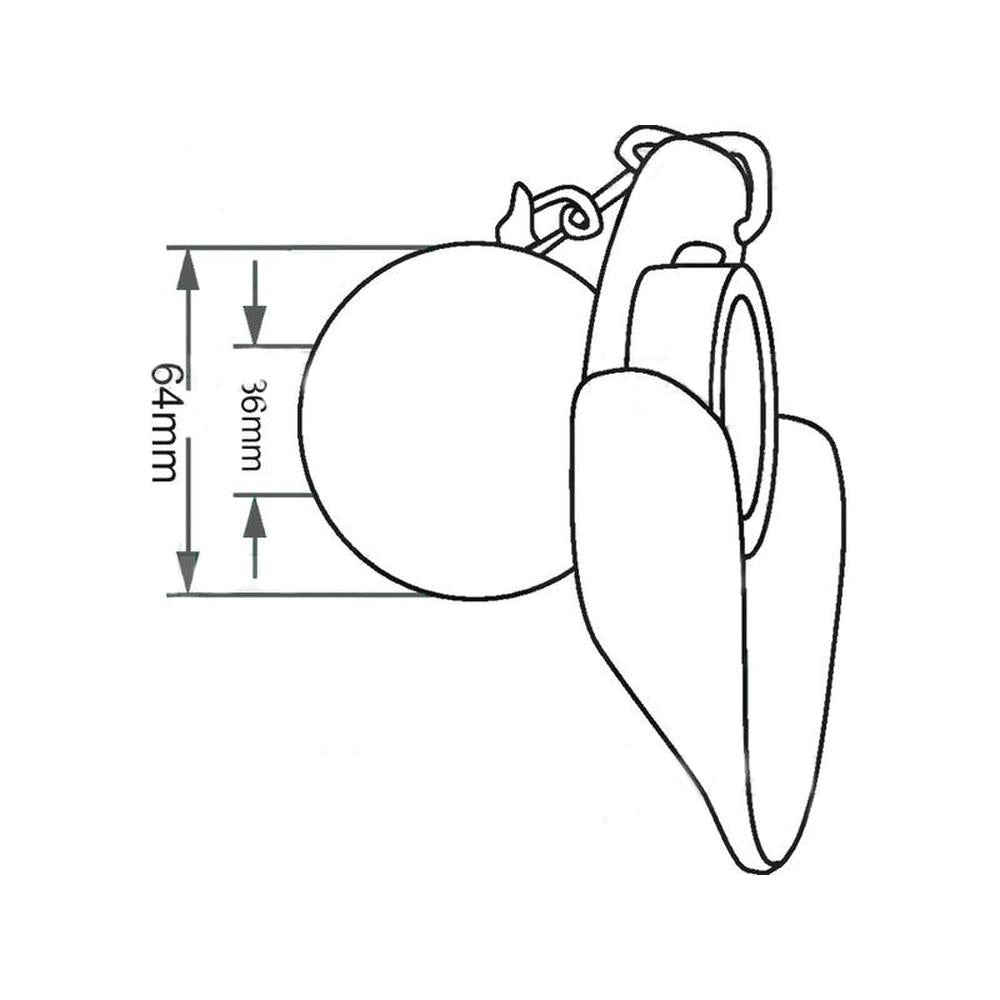 S.33002 Lower Link Ball, Guide Cone & Linch Pin - Fits Massey Ferguson