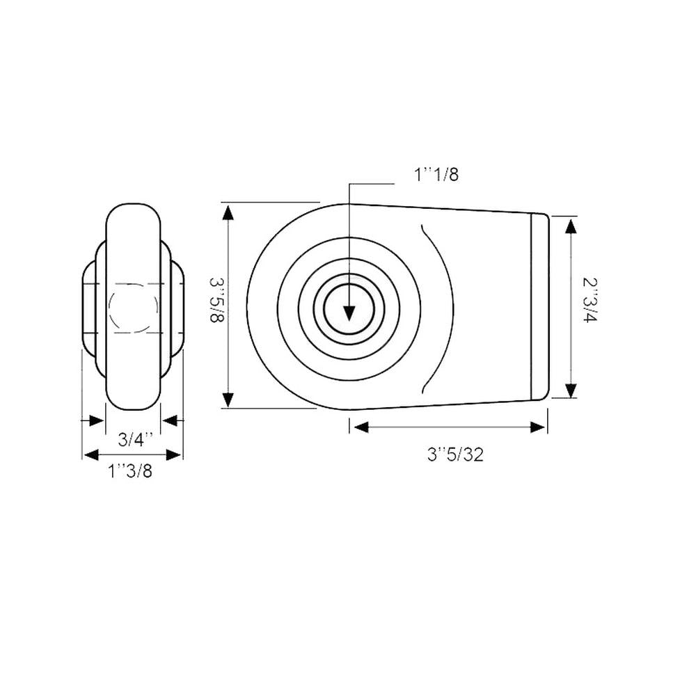 S.3374 Lower Link Weld On Ball End (Fits CAT. 2)