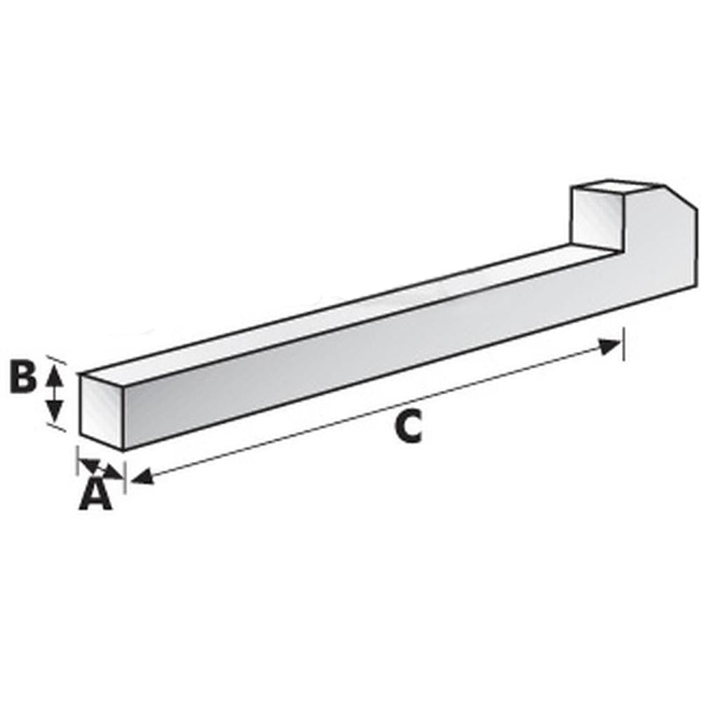 S.3690 Gib Head Key 3/16'' x 3/16'' x 2 1/2'' (Din )