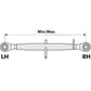 S.4418 Top Link Standard Duty (Fits CAT.0/0) Ball and Ball, Min mm: 280mm.