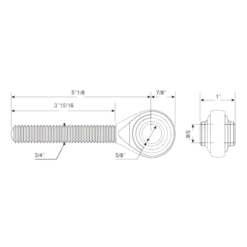 S.4423 Top Link - Ball End (Fits CAT.0)