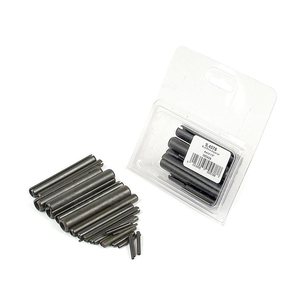 S.4578 Roll Pins - 1/16'' - 1/2'', 24 pcs. (Din: 1481) Agripak.