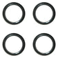 Qty 4: Single Lip Seals 53 x 68 x 10mm Fits Long Replaces 5107908