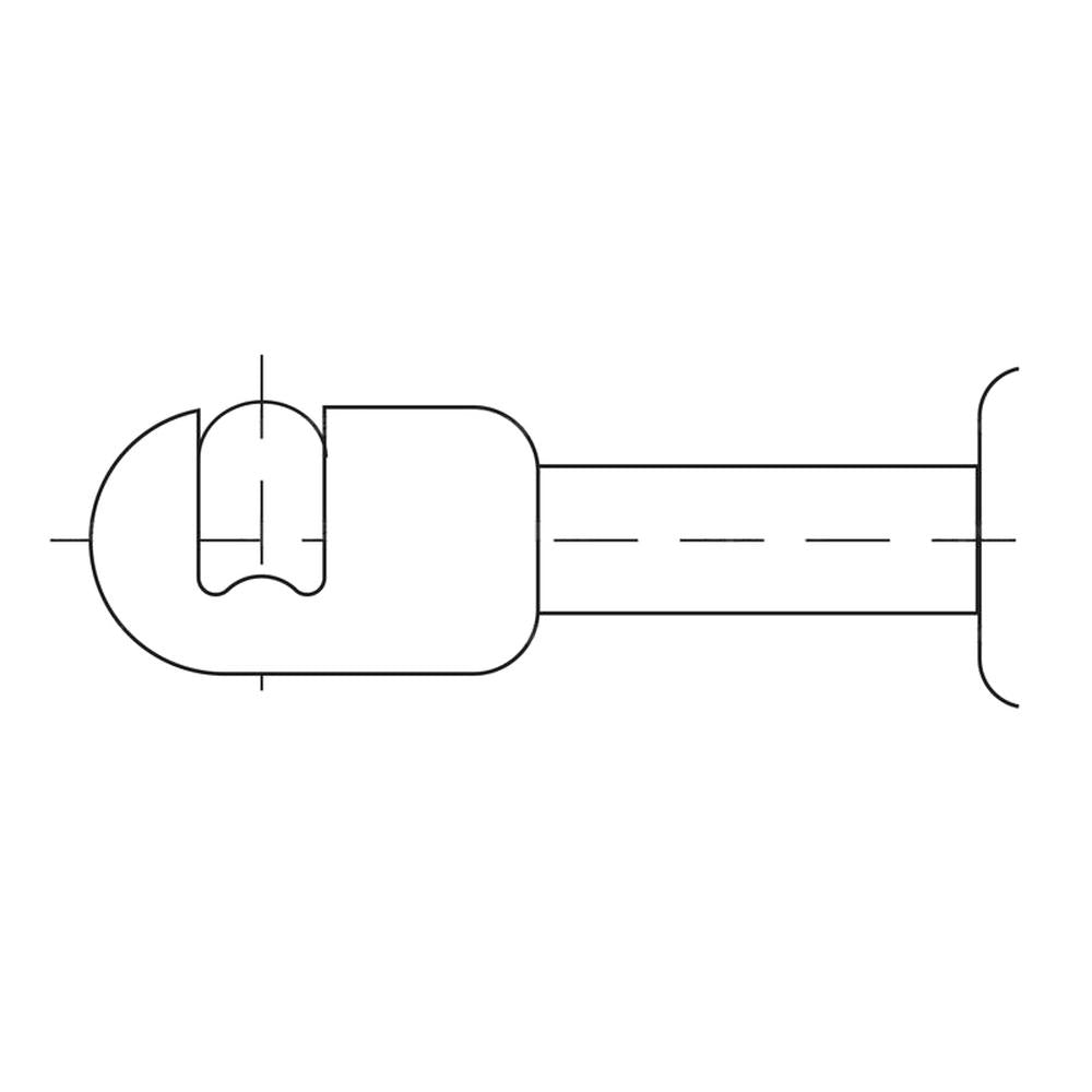 S.52906 Gas Strut 485mm Fits Landini 3548042M91