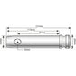Lower Link Pin Standard (Fits CAT. 2) Fits David Brown Selectamatic 880 990