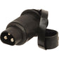 S.56376 3 Pin Auxiliary Plug Male Pin (Plastic) - Fits Massey Ferguson