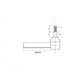 S.63177 Tie Rod, Length: 640mm Fits Case IH