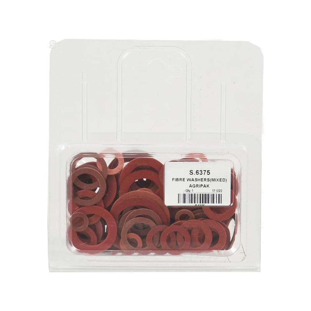 S.6375 Vulcanised Fibre Washer, ID: 1/4 - 1'', OD: 7/16 - 1 3/8''