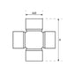 S.72447 Universal Joint - 23.8 x 61.2mm (Standard Duty) Fits Walterscheid