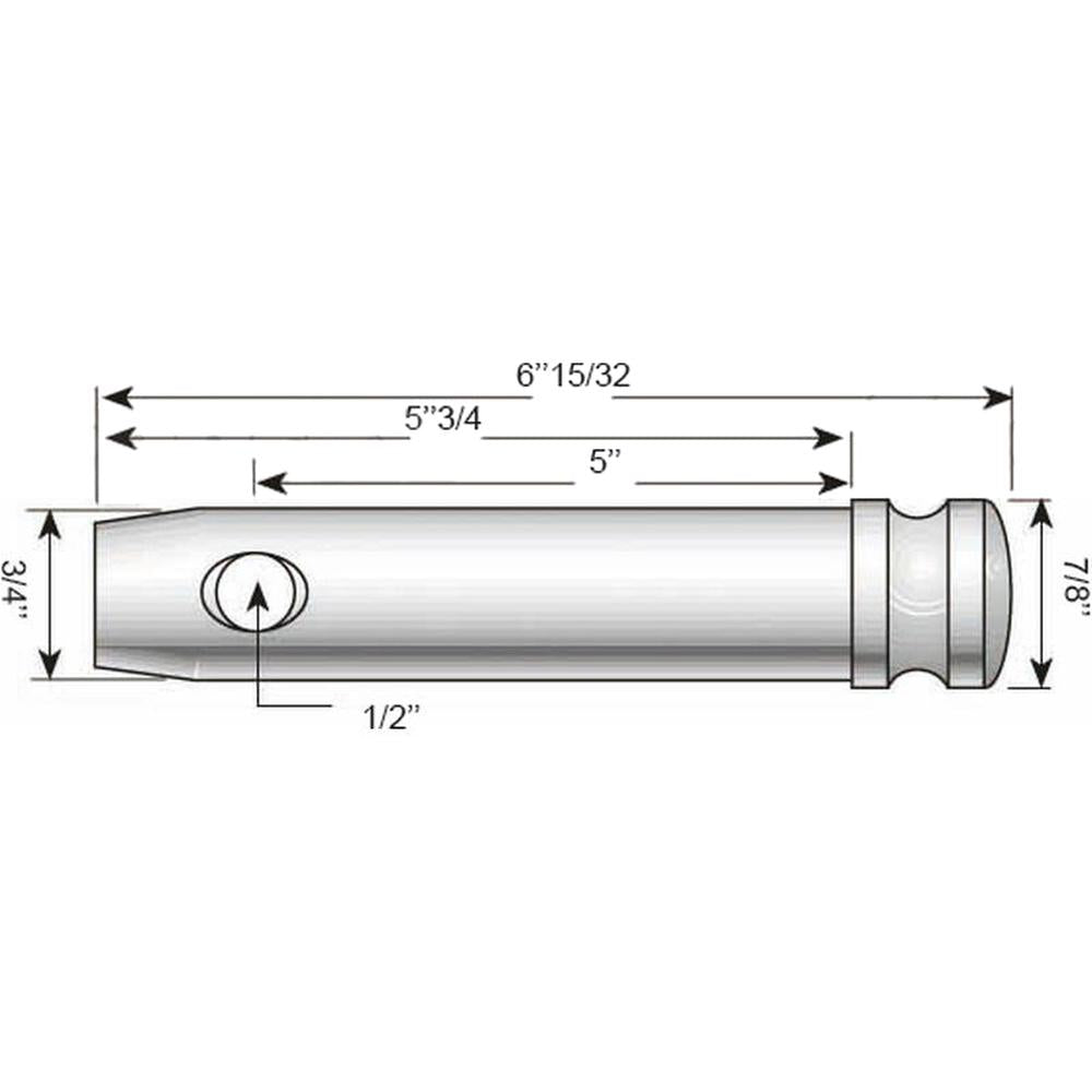 S.77 Top Link Pin - Standard (Fits CAT. 1) Fits Allis Chalmers