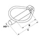 S.8460 Pear Linch Pin, Pin 11mm x 70mm ( ) Fits Vicon
