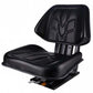 S8301276 Low Back Seat, Black Vinyl w/Mechanical Suspension Fits Massey Ferguson