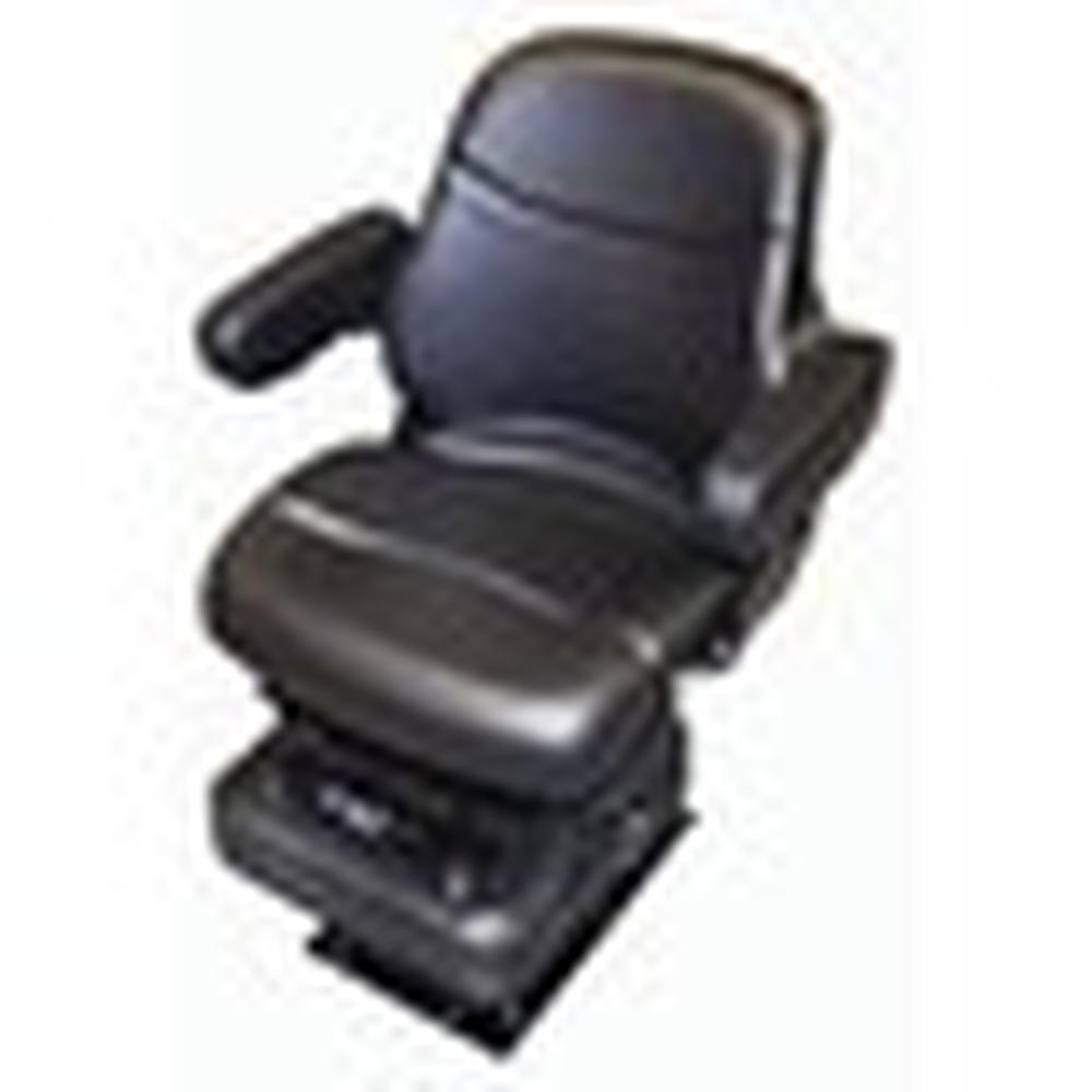 Mid Back Vinyl Seat w/ Mechanical Suspension Fits Caterpillar AT377302 AT407315