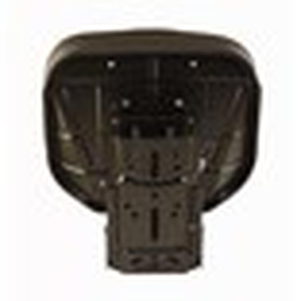 S8302165 Low Back Seat, Black Vinyl w/ Mechanical Suspension - Fits Zetor