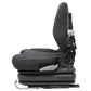 Grammer Low Back Seat for Skid Steers & Forklifts, Black Fabric