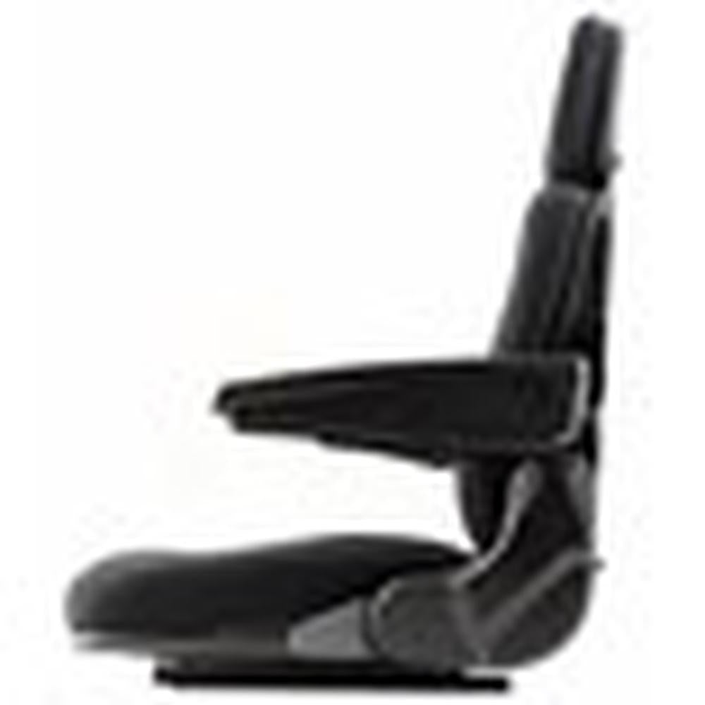 S830800 High Back Seat, Black Fabric Fits Deutz