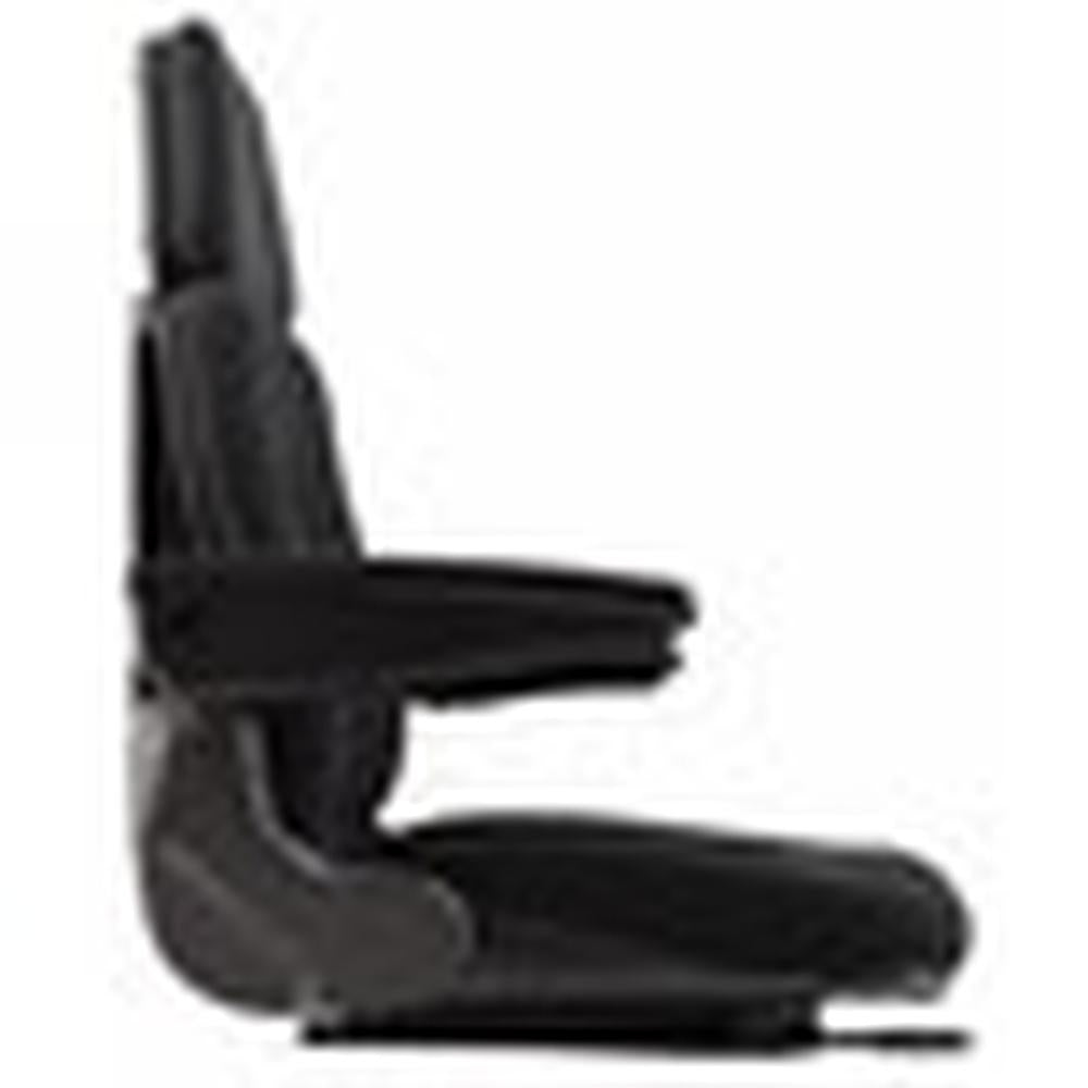 S830800 High Back Seat, Black Fabric Fits Deutz