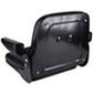 S830801 Low Back Seat, Black Vinyl Fits Allis Chalmers