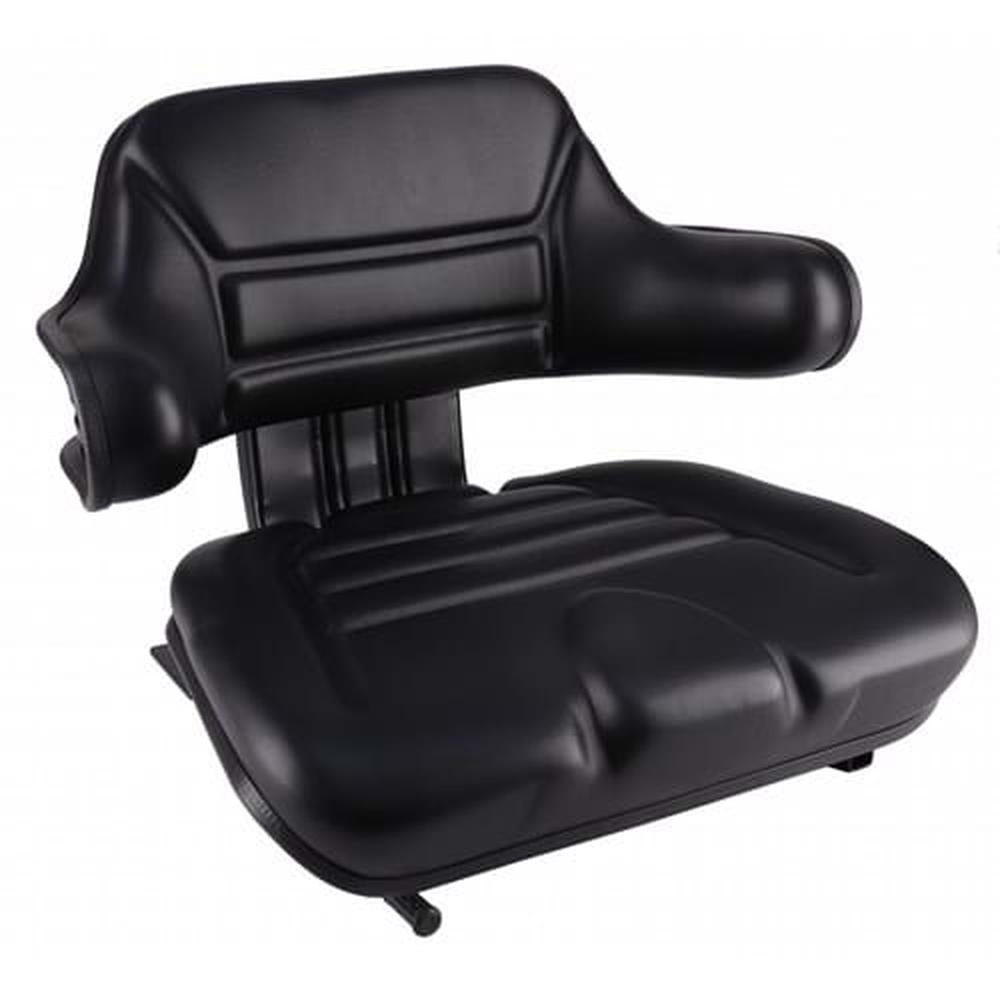 Wrap-Around Seat, Black Vinyl Fits Allis Chalmers Replaces S830804-HYC