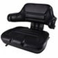 S830804 Wrap-Around Seat, Black Vinyl Fits Case IH