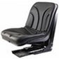 S830807 Bucket Seat, Black Vinyl w/ Mechanical Suspension Fits Kubota