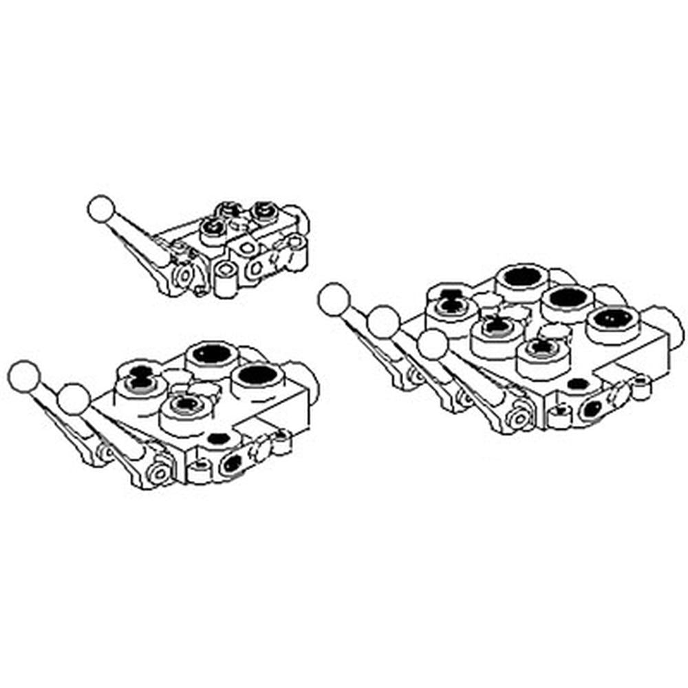 Single Spool Valve SBA2 Fits Massey Fits Kubota Fits Case IH Fits Ford Zetor Yan