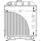 A-SBA310100610 Radiator - Fits Ford/New Holland 1120, 1215, 1220