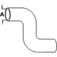 SBA310160780 Upper Radiator Hose Fits Ford New Holland Compact Tractor 1110