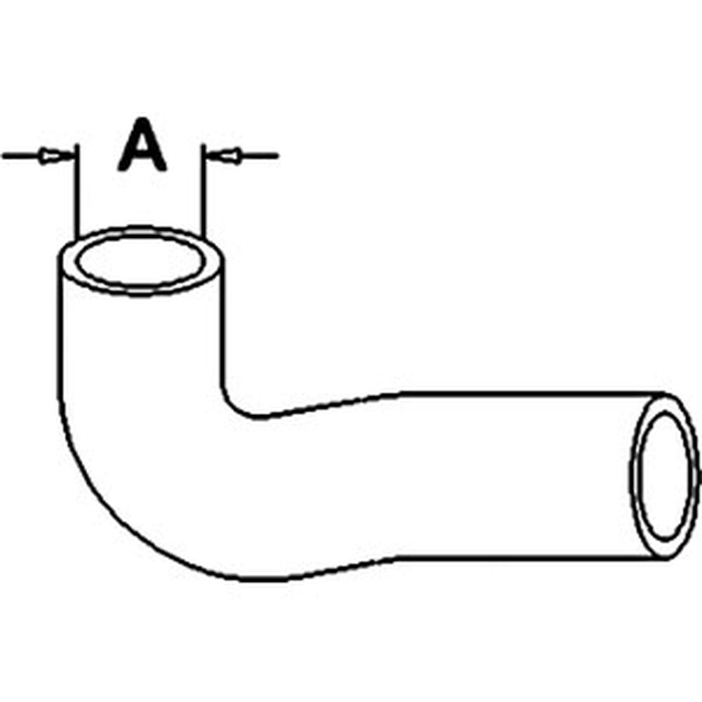 Lower Radiator Hose Fits 1110 with Manual Transmission SBA310160790