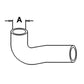 Lower Radiator Hose Fits 1110 with Manual Transmission SBA310160790