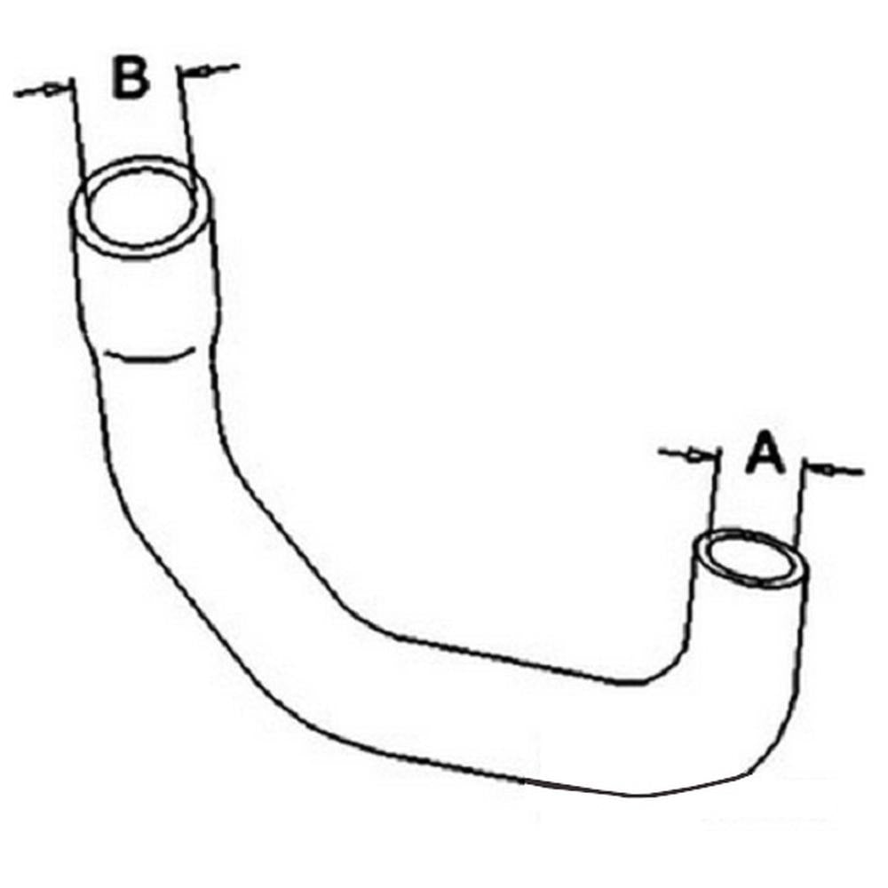 Lower Radiator Hose Fits Ford 1910 SBA310160850