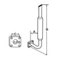 MUFFLER SBA314100610 S.70560 1000 1600 1700 SBA314010111 SBA314100610 Fits Ford