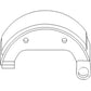 Brake Shoes Fits Ford 1000 1600 SBA328100031