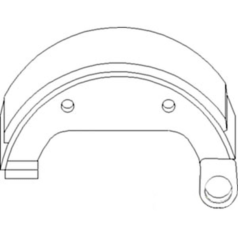 Brake Shoes Fits Ford 1000 1600 SBA328100031