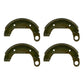 SBA328100031 Pack of 4 Brake Shoes Fits Ford NH Compact Tractor Models 1000 1600