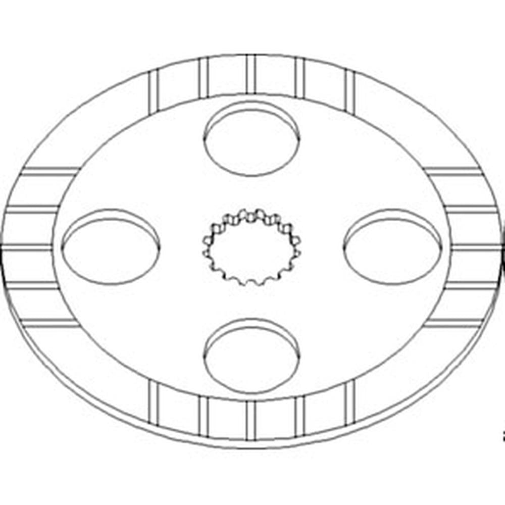 New Brake Disc Fits Ford / Fits New Holland 1320 Compact Tractor 1520 1530 1620