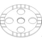 New Brake Disc SBA328110151 Fits Ford / Fits New Holland Compact Tractors