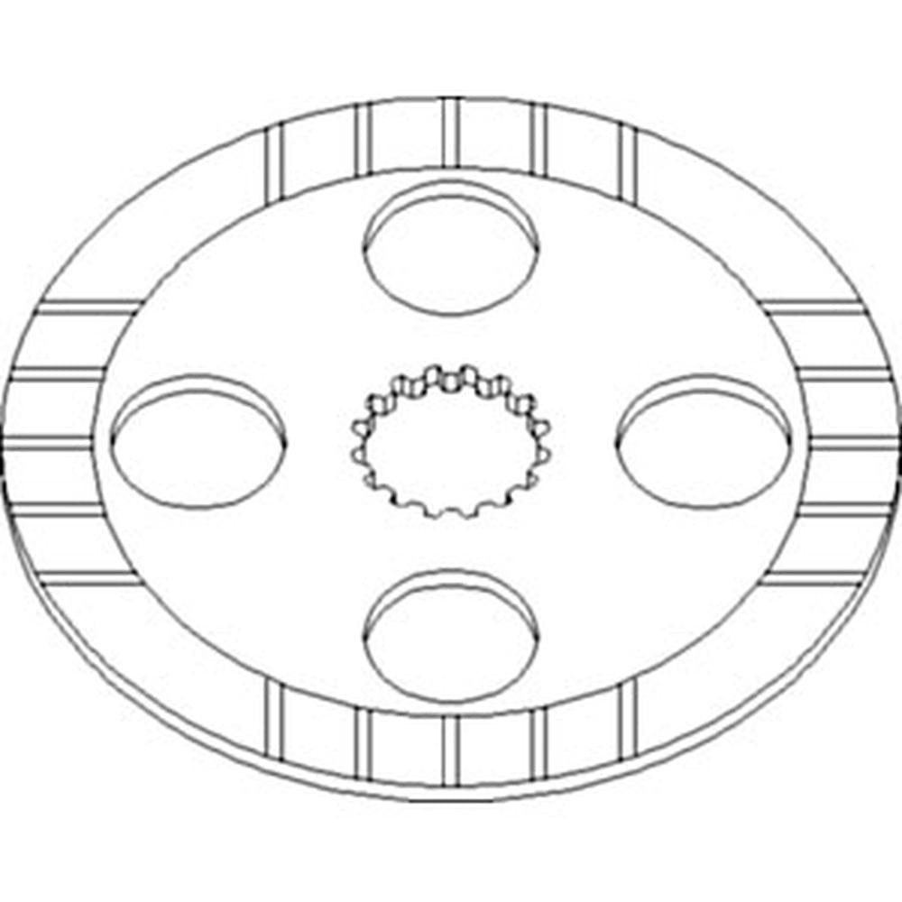 SBA328110161 BRAKE DISC Fits Ford TC35 TC40 TC45  1720 1920 2120 Boomer 3040