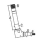SBA330301980 LH Left Hand Spindle Fits Ford New Holland Tractor 1720 1920